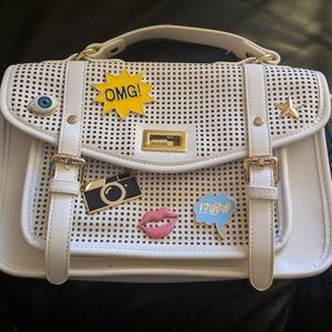 Retro white purse